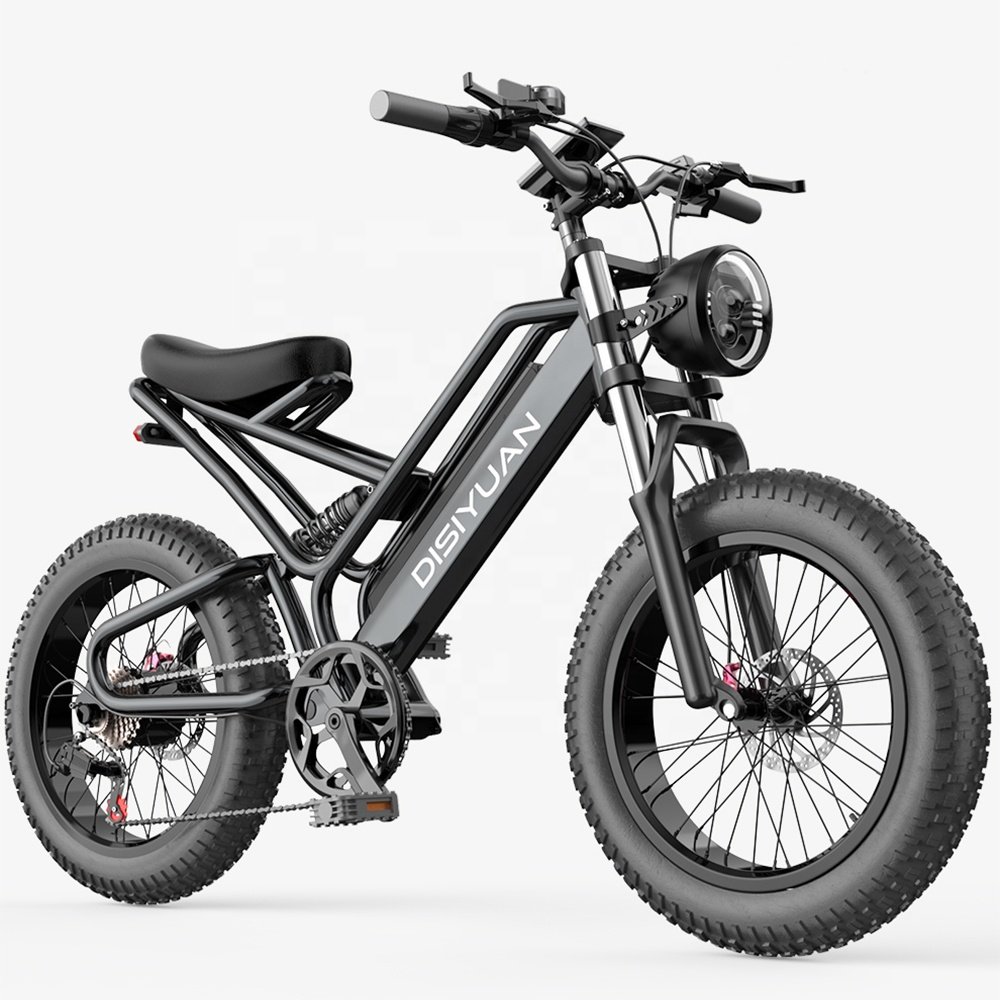Electric Bicycle Fat Bike 48V 1000W Cheap Electric Mountain Bike Full Suspension Mountain Ebike