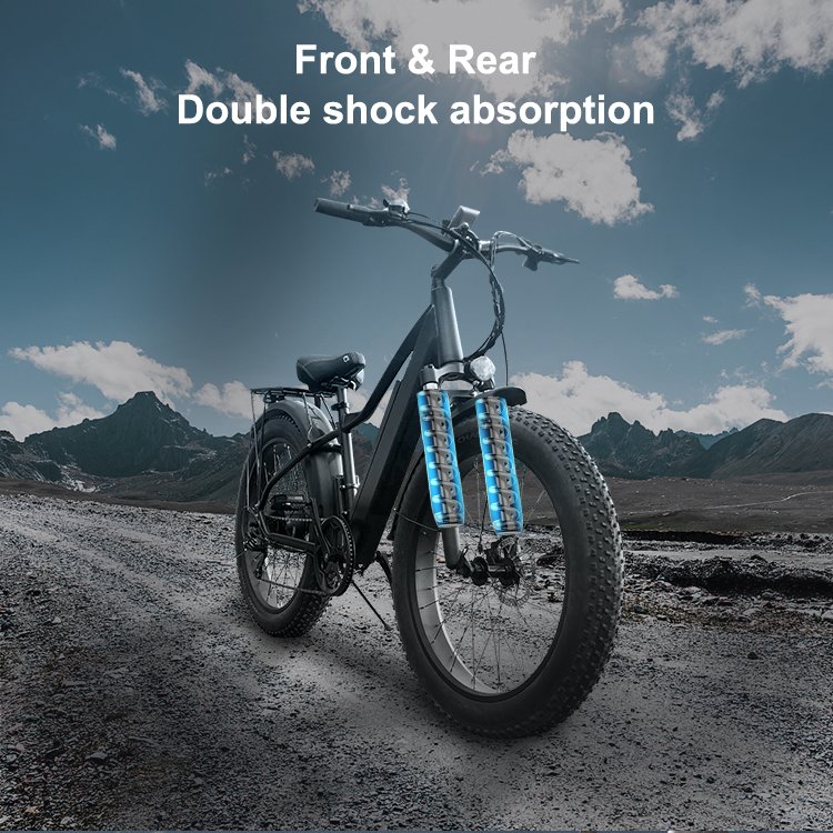 26 inch Tire 21 Speed 250W 350W 500W 36V 48V 10AH 13AH Lithium Battery Aluminum LED Display Adult Electric eBike Mountain Bike