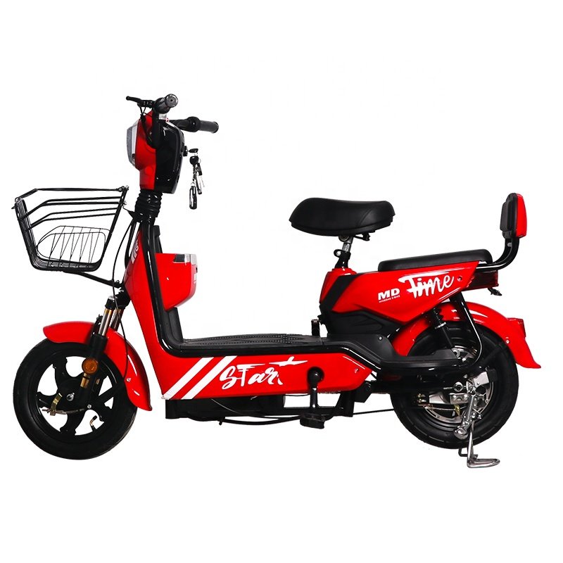 2 Wheel E Bike 2 Seats Electric City Bike 3 Speed E Bicycle