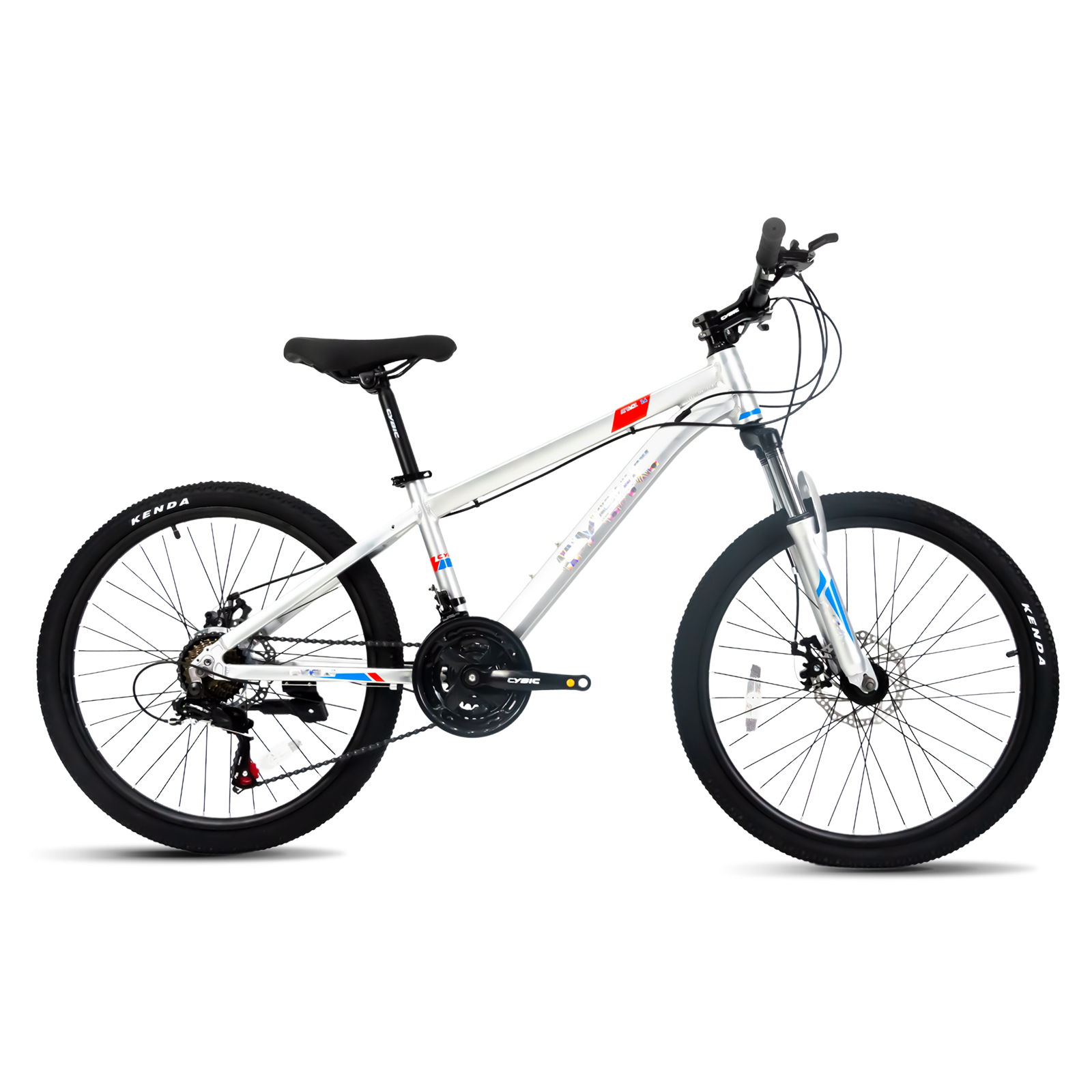 24 inch Aluminum Frame Suspension Fork Shimano gear Disc Brake 21 speed red black grey Colors for Youth Mountain Bike