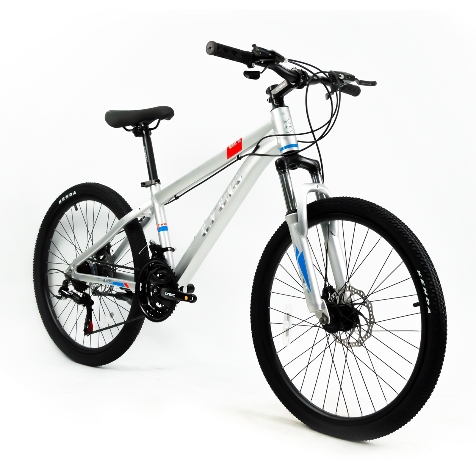 24 inch Aluminum Frame Suspension Fork Shimano gear Disc Brake 21 speed red black grey Colors for Youth Mountain Bike