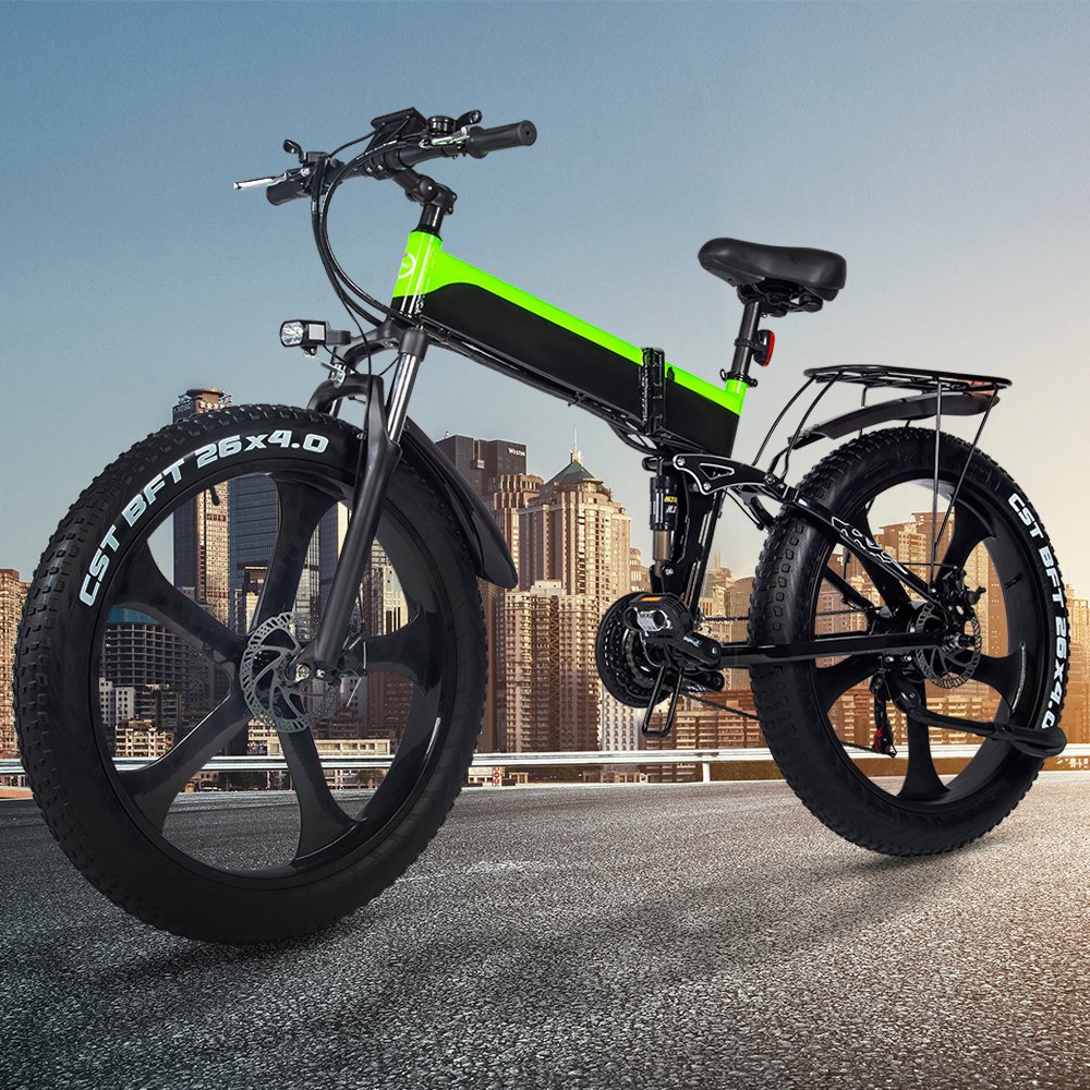 16 20 22 24 29 inch Fat Tire Lithium Battery Aluminum Alloy eBike Adult Dirt Hybrid City Road Mountain E Electric Folding Bike