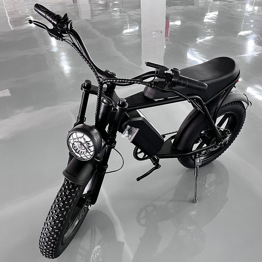 20 inches electric fatbike Ouxi V8 fat tire electric bike in EU USA warehouse 70km range electric bicycles