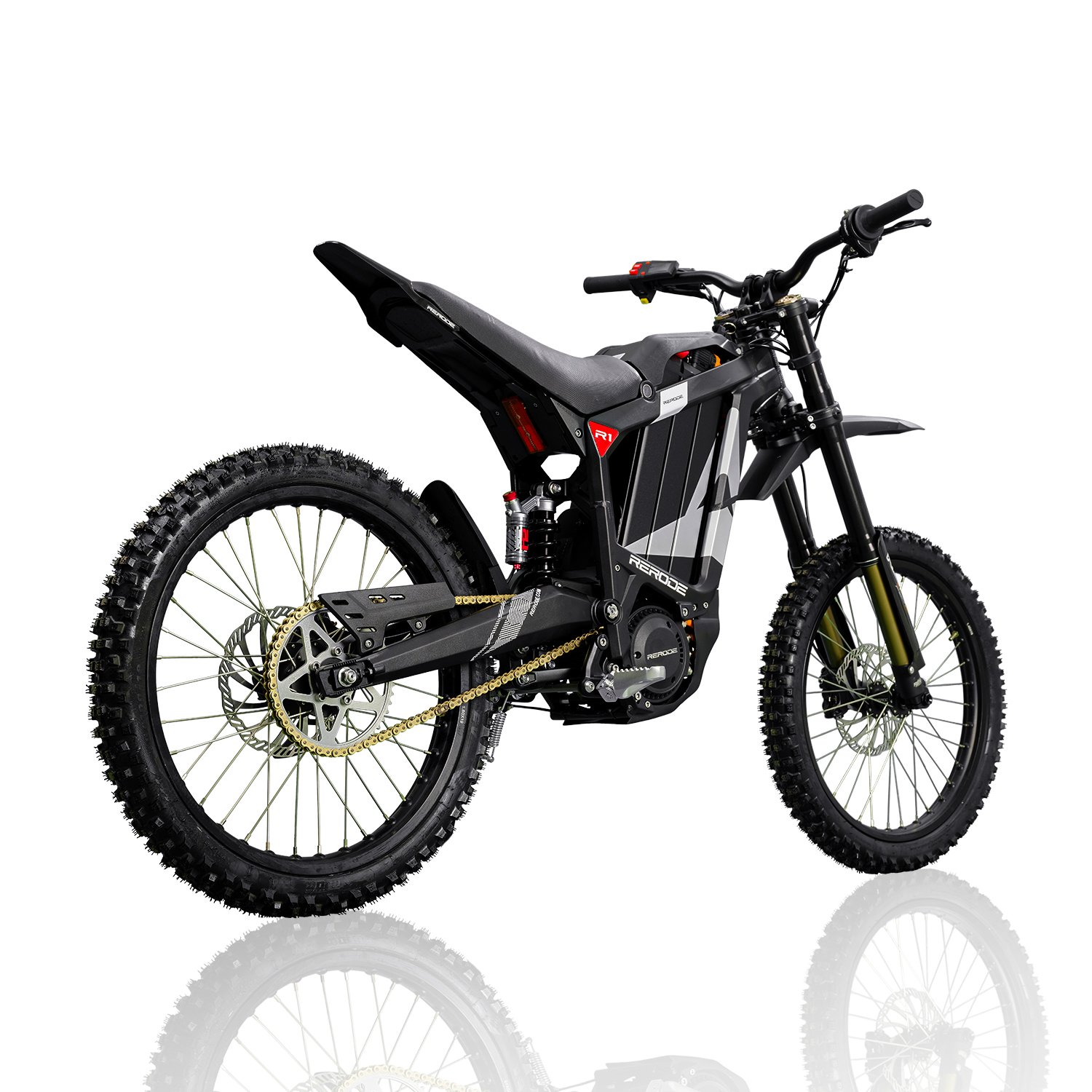 2024 New Rerode R1 Electric Mountain Bike 72V 35ah 8000W Ebike Electric Dirt Bike Powerful Off-Road Tire Electric Motorcycle