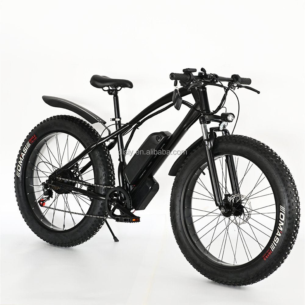 DISIYUAN 500W1000W Electric Bike 26"x4.0 Fat Tire Ebike 48V velo electrique electric mountain bike fat tire 7Speed E Bike