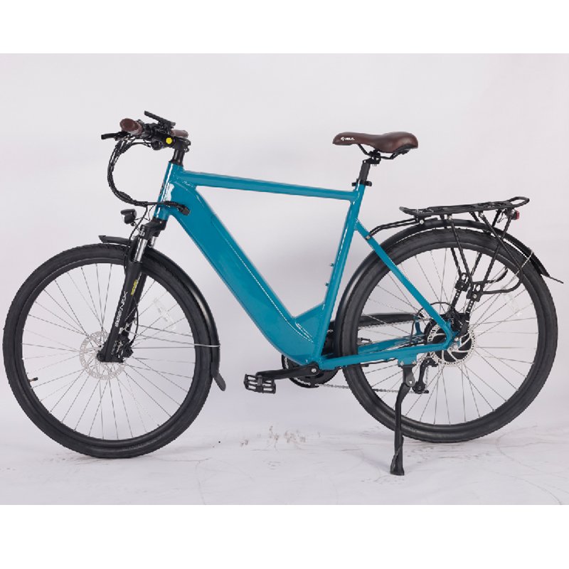 9 Speed 28 Inch 250W Electric Mid Motor Mountain Bike Samsung Lithium Battery 15Ah