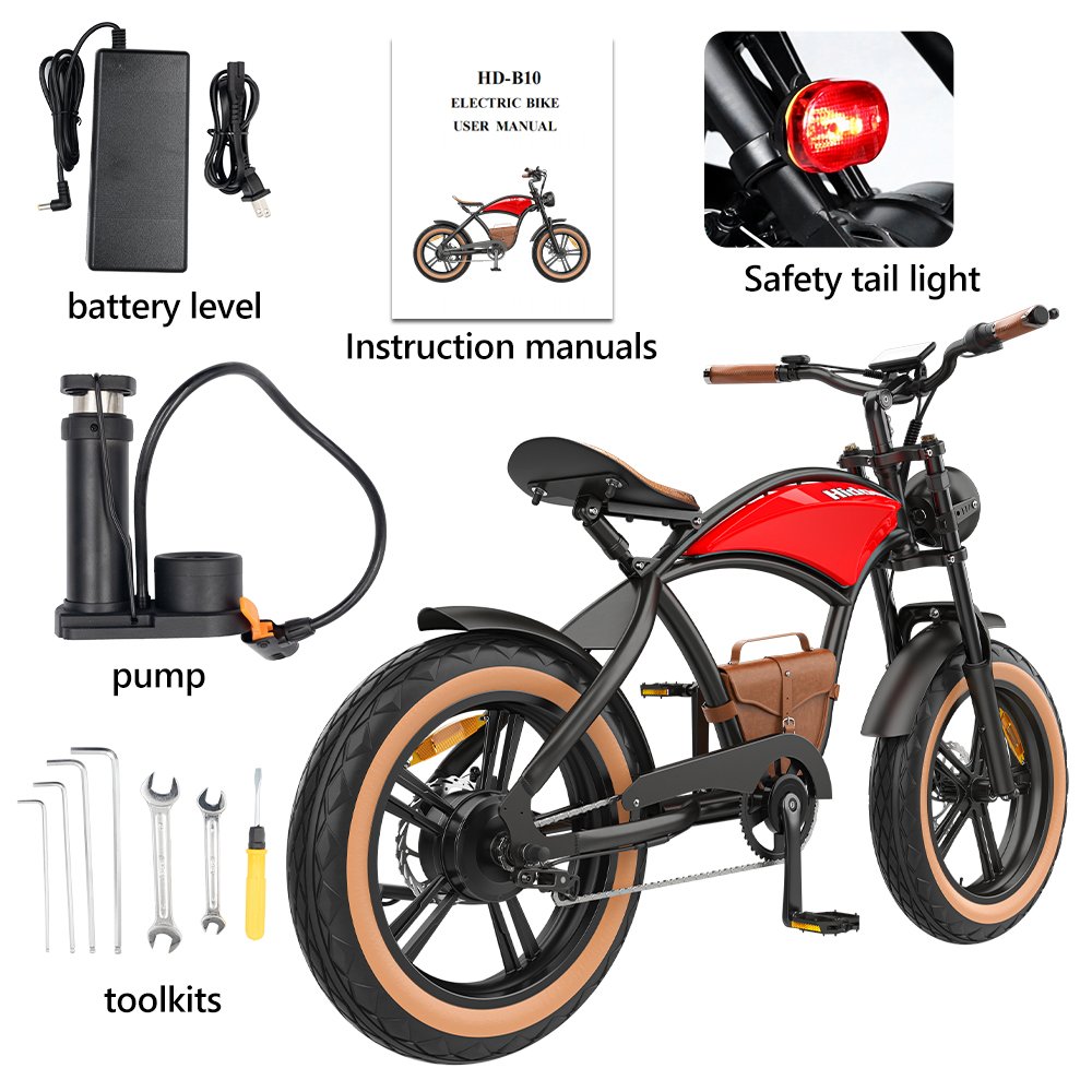 Emtb Retro UK US EU Warehouse Hidoes B10 Beach Mountain Off Road 13Ah 1000w Cheap Lithium Battery Electric City Bike