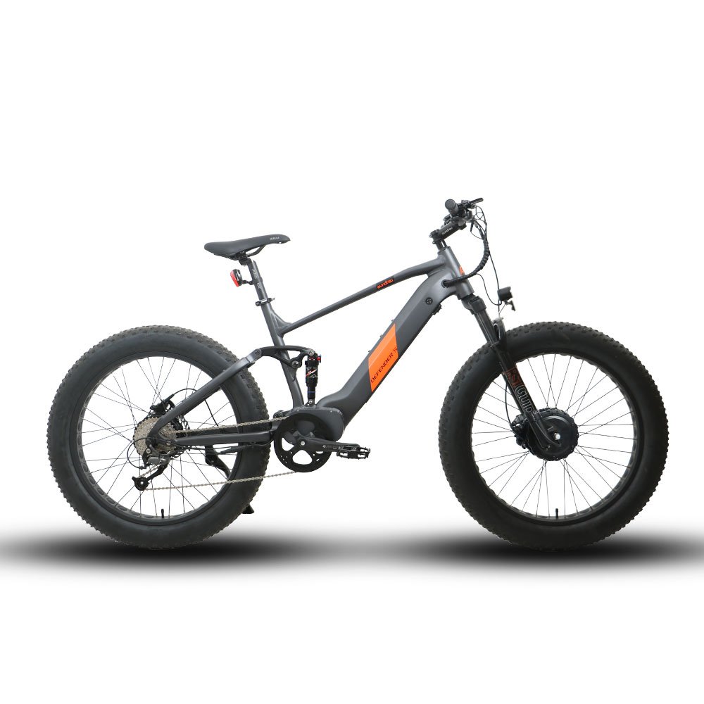 Australia Warehouse 48V 750W+750W Dual Motor Mountain Electric Bike Full Suspension Fat Tire Electric Bike Bafang 1500W Ebike