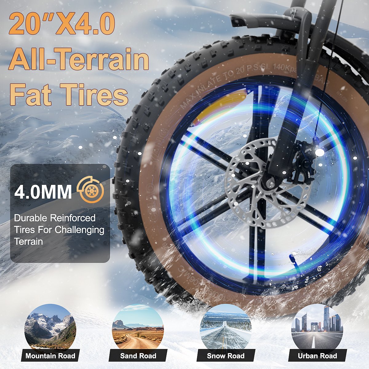 US Stock Jansno x70 20Inch Electric Mountain Bike 750W Dual Battery 48V 34ah Lithium Battery Fat Tire Frame Strong Ebike
