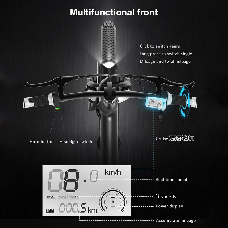 Hot sale 48V 500 W/ 1000 W ebike folding bicycle electric fat tire bike
