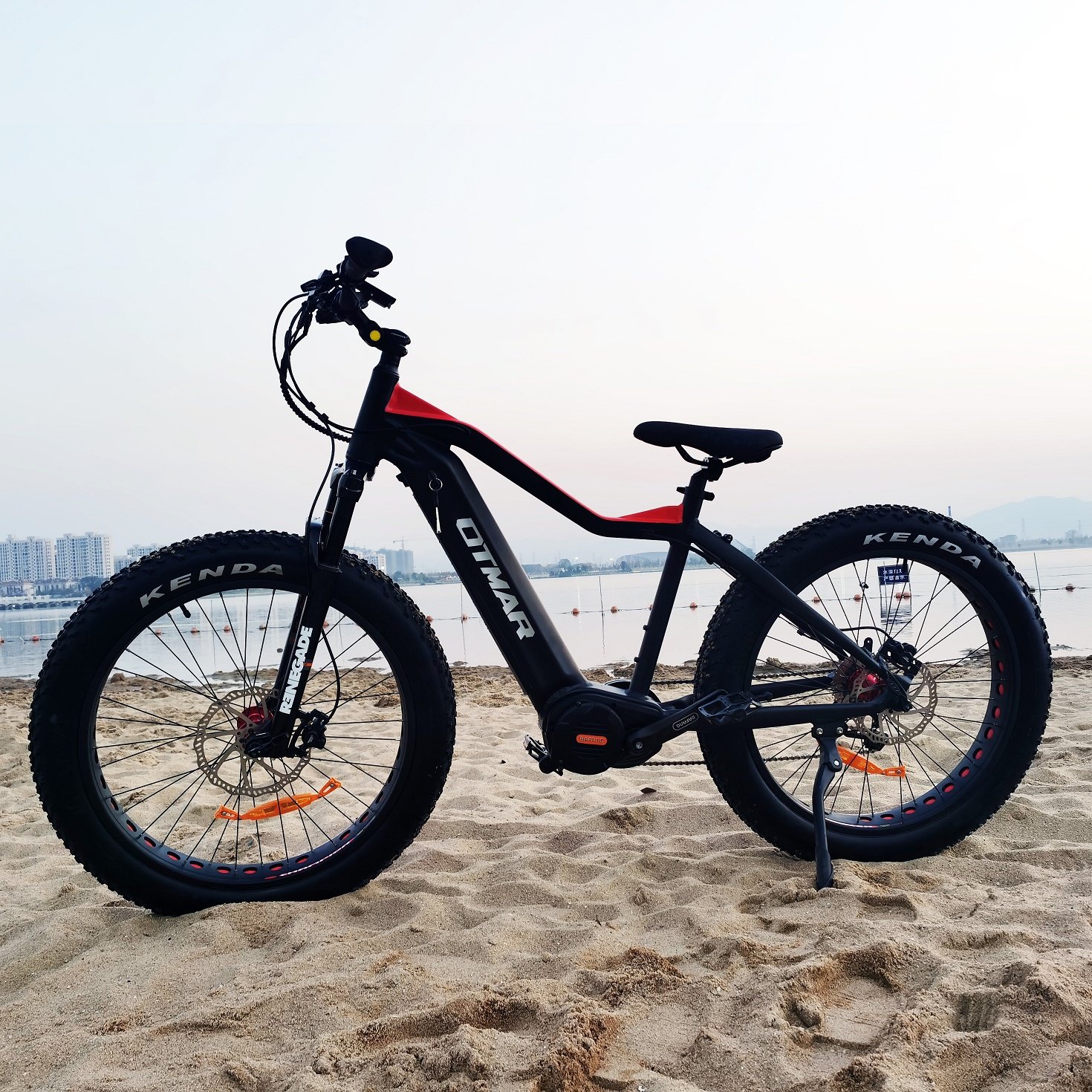 26inch Electric Fat Mid Drive Bicycle 1000w E Bikes Mid Electric Bike Battery Hidden Electric City Bike