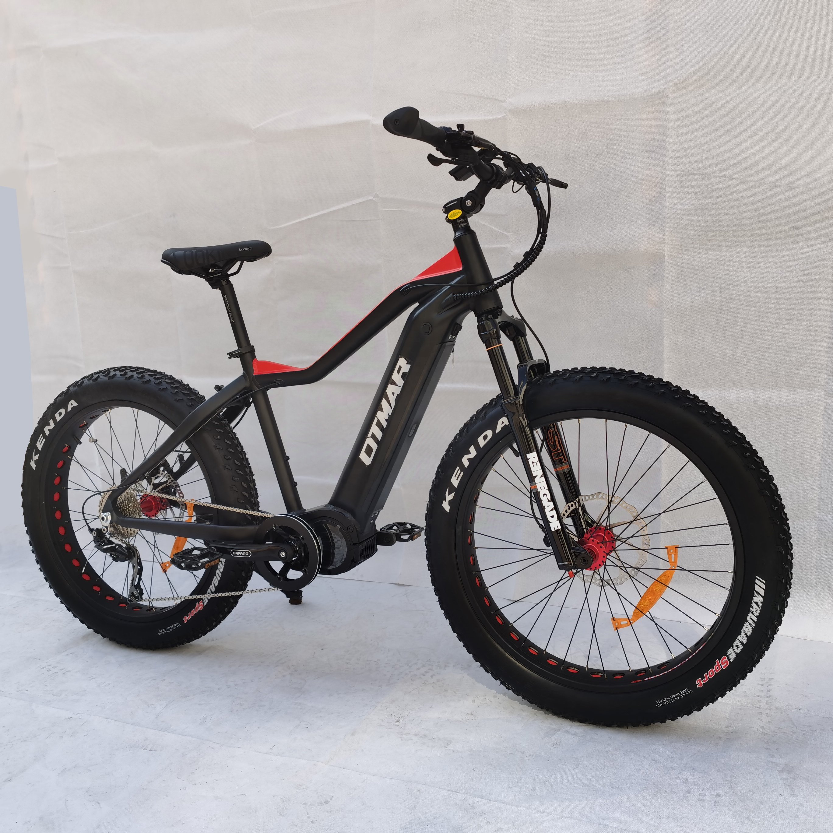26inch Electric Fat Mid Drive Bicycle 1000w E Bikes Mid Electric Bike Battery Hidden Electric City Bike