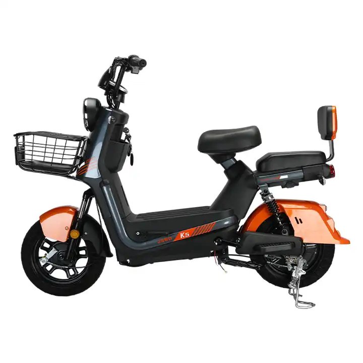 Wholesale New Leisure Electric City Bike 350w Customized Light Electric Bike 48V 500W Adults 2 Wheels Moped Scooter Cargo Bike