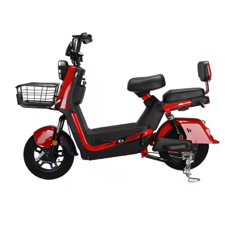 Wholesale New Leisure Electric City Bike 350w Customized Light Electric Bike 48V 500W Adults 2 Wheels Moped Scooter Cargo Bike