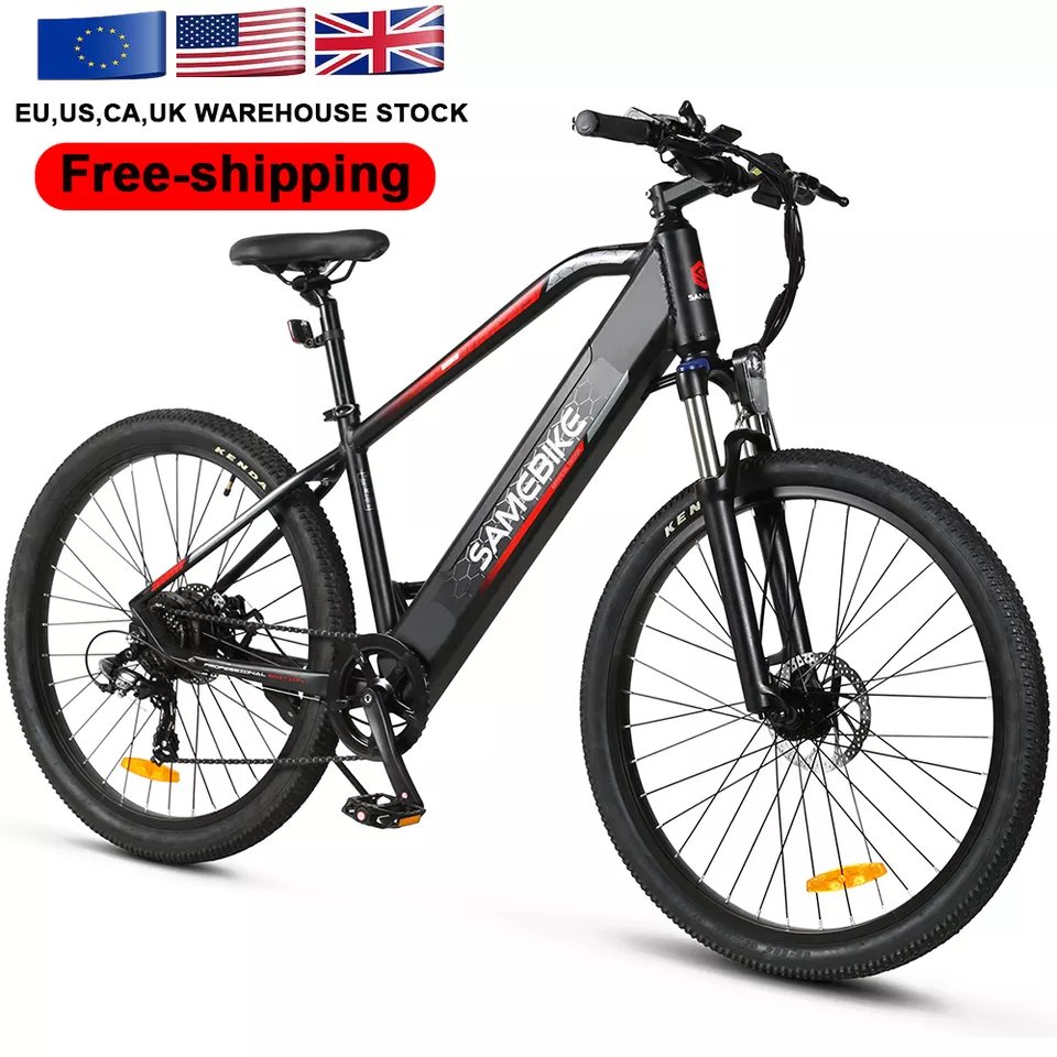 2024 USA Stock SAMEBIKE 27.5inch 500W 48V13AH long range Mountain City Ebike road Electric Bike