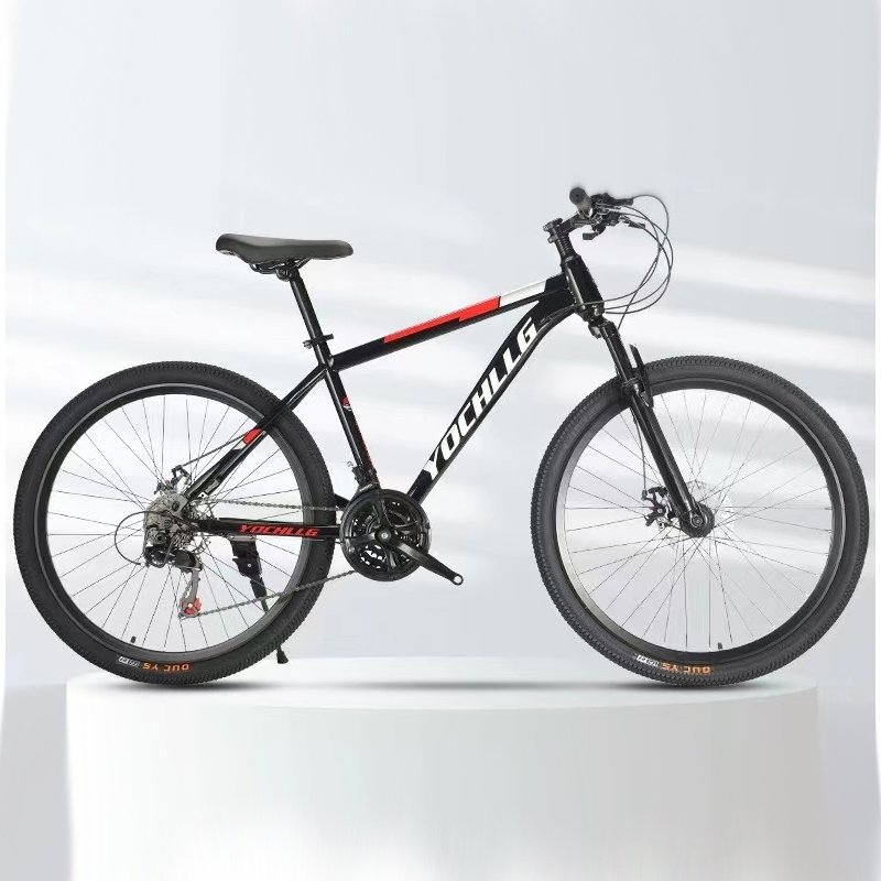 Source Factory One-piece Molding Adult Bicycle 29 Inches Black Mountain Bike