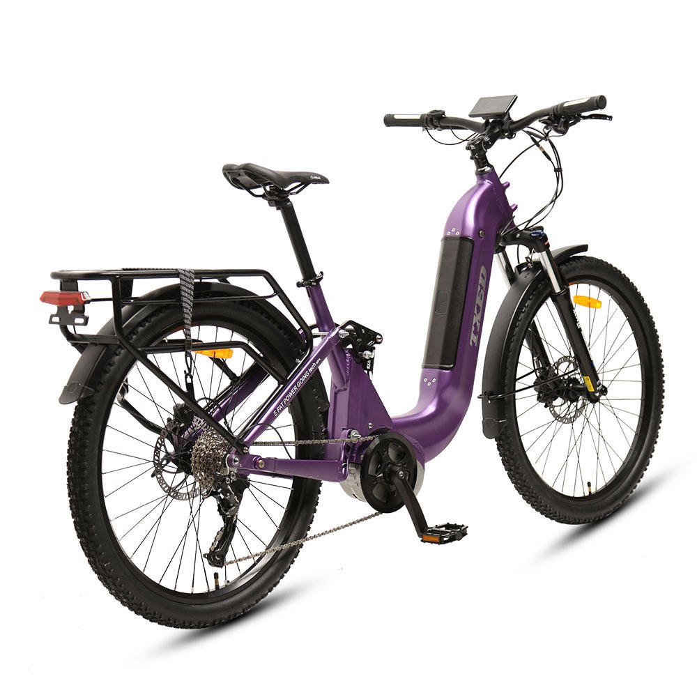 TXED 27.5 inch fat tire electric road bike 250W Central Motor Mountain Style Electric City Bicycle