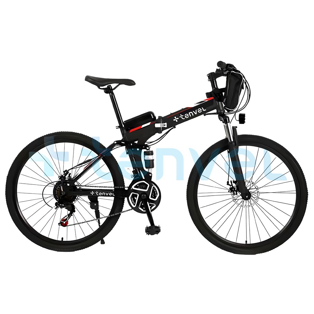Factory custom China new cheap 26 inch 350W/500w 36V brushless motor folding e bike electric bicycle electric mountain bike