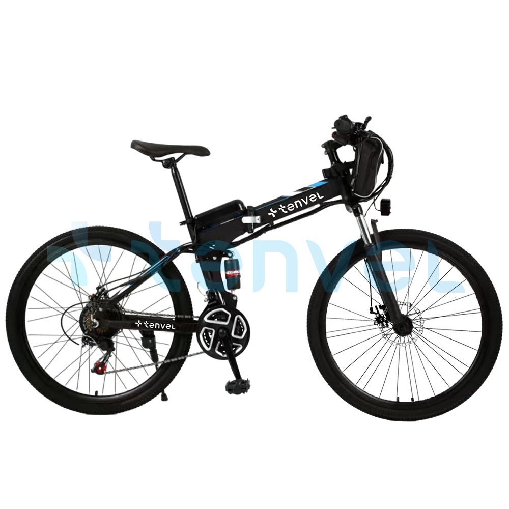 Factory custom China new cheap 26 inch 350W/500w 36V brushless motor folding e bike electric bicycle electric mountain bike