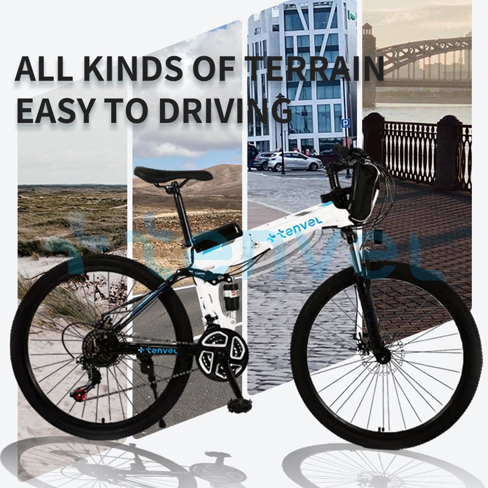 Factory custom China new cheap 26 inch 350W/500w 36V brushless motor folding e bike electric bicycle electric mountain bike