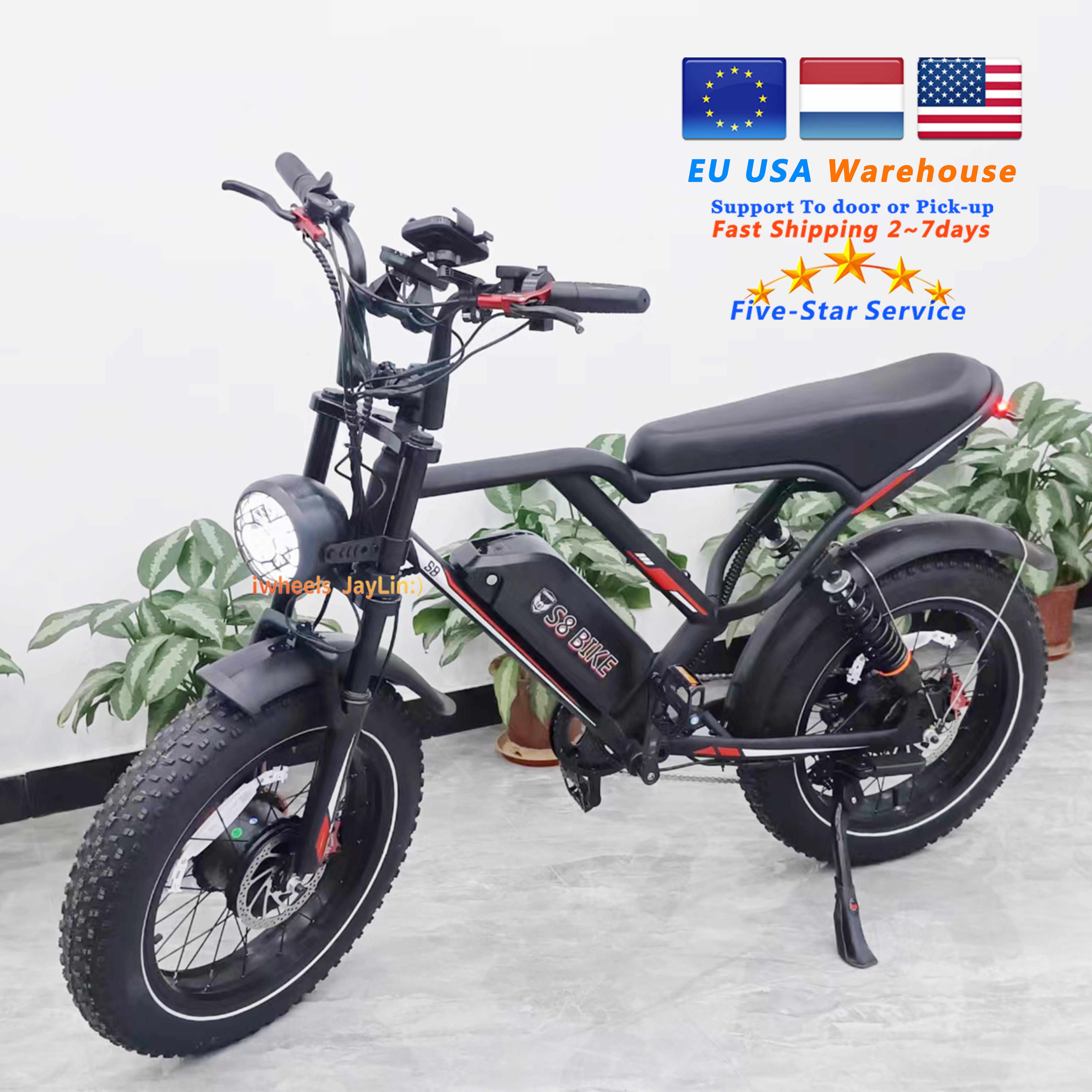 S8 E Bike 1000W Hybrid Bike 20inch Fatbike 48V Electric Mountain Bicycle Off Road Electric City Bike V8 Fatbike 250W V20 Ebike