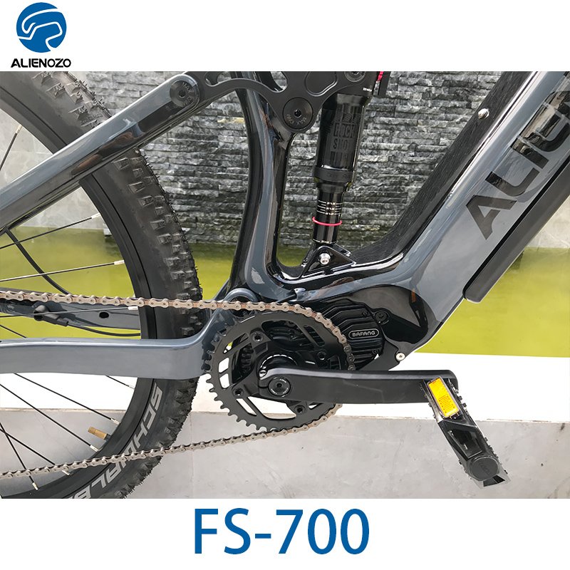 Mota Alienozo Fs700 Electric Bicycle Rockshox Mid Drive Ebike Elektrische Mountainbike Downhill Ebike Lithium Battery Brushless