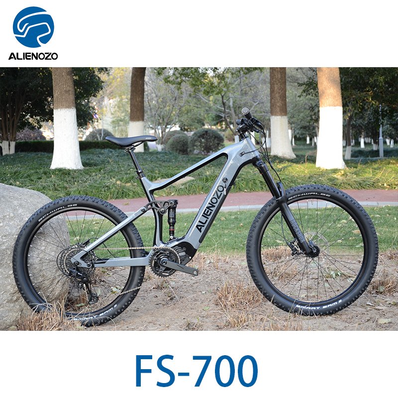 Mota Alienozo Fs700 Electric Bicycle Rockshox Mid Drive Ebike Elektrische Mountainbike Downhill Ebike Lithium Battery Brushless