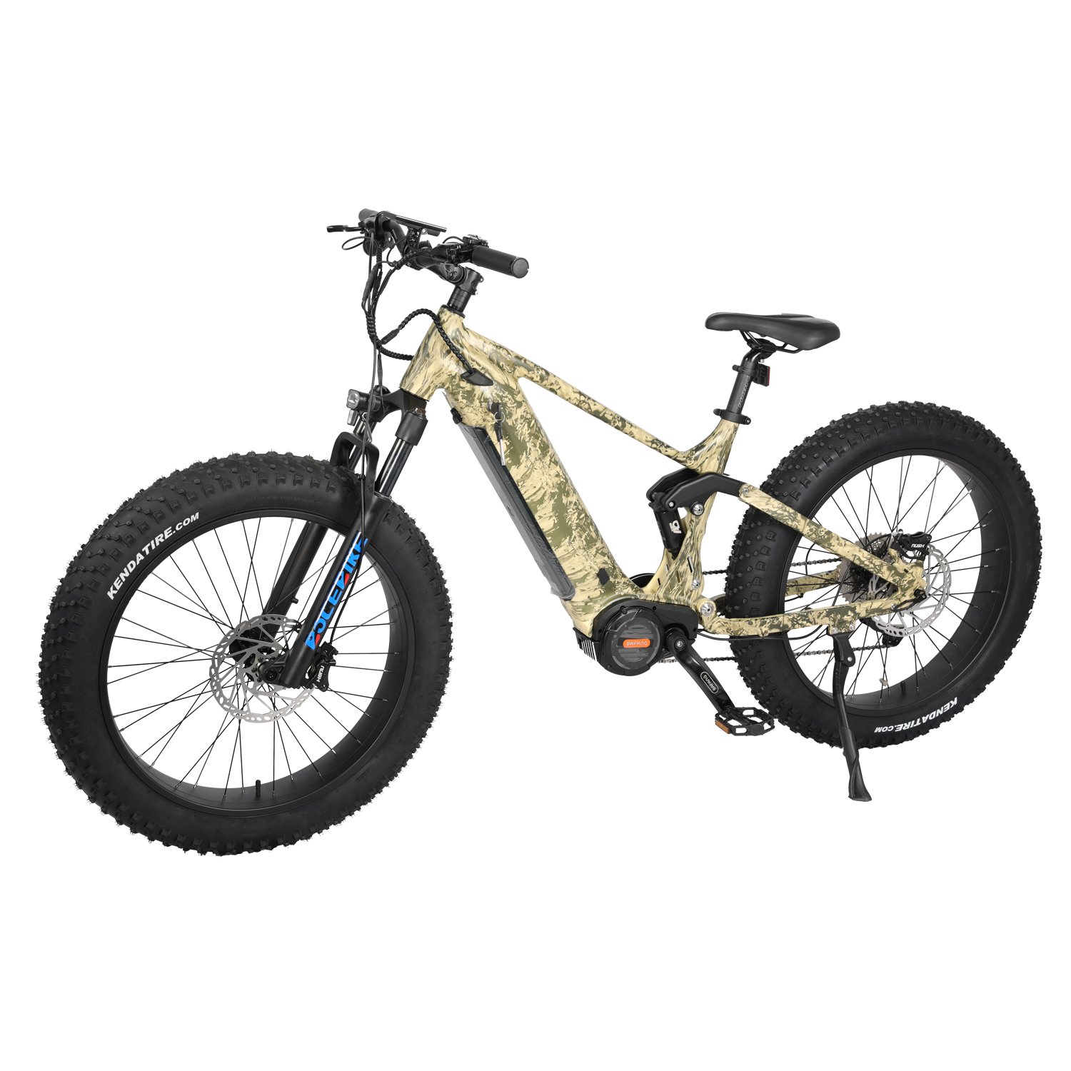 26'' Aluminum mid drive 1000W e bike full suspension 48V 17.5Ah lithium battery electric dirt bike mountain bicycle adults