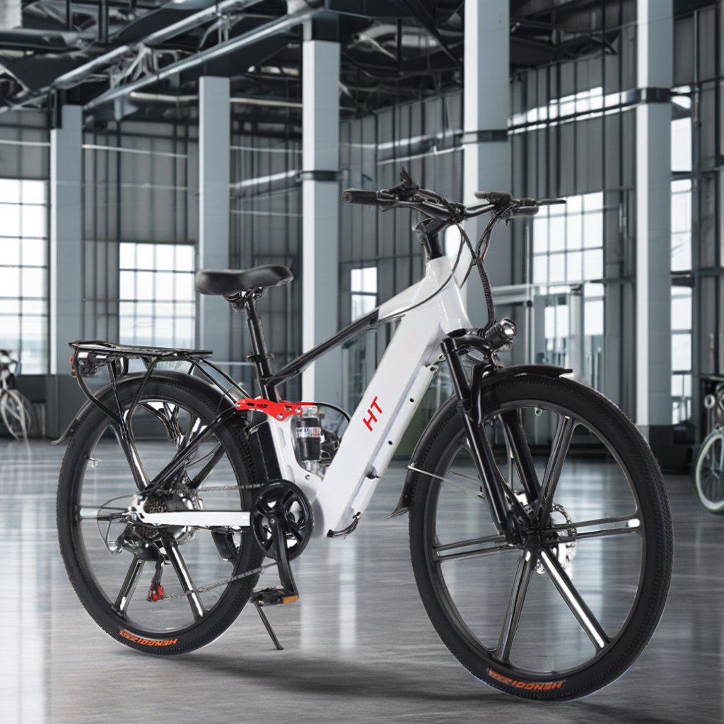 HT New Model Electric Mountain Bike 400W 26 Rear Hub Brushless Steel Lithium Battery 48V Gasoline Surron Light Bee X Made
