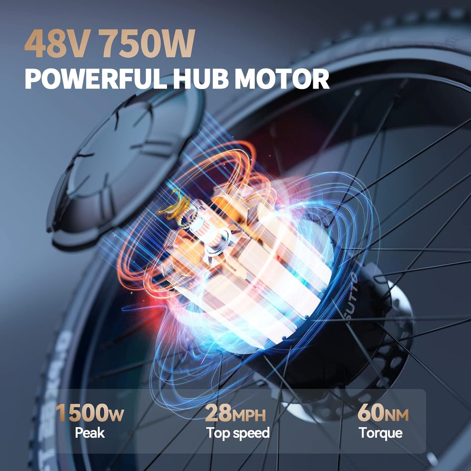 Powerful 750W motor electric bike 20ah battery fat tire electric mountain bicycle for adults