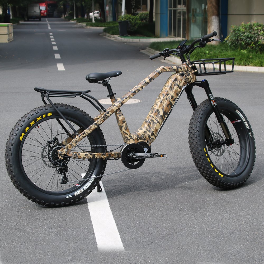 Strong Power 26 Inch central Motor Ebike 30Ah Electric Fat Bike Ebike 750W/1000W electric Mountain bike