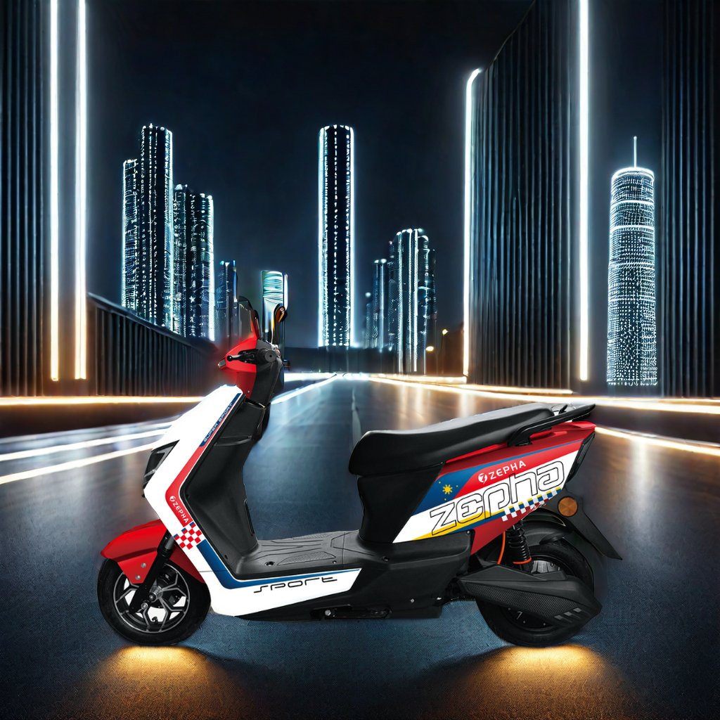 8-In Tire 1500W Electric City Bike 72V 30Ah Leisure Lithium Battery Male Female Universal Urban Commute for Motorcycle