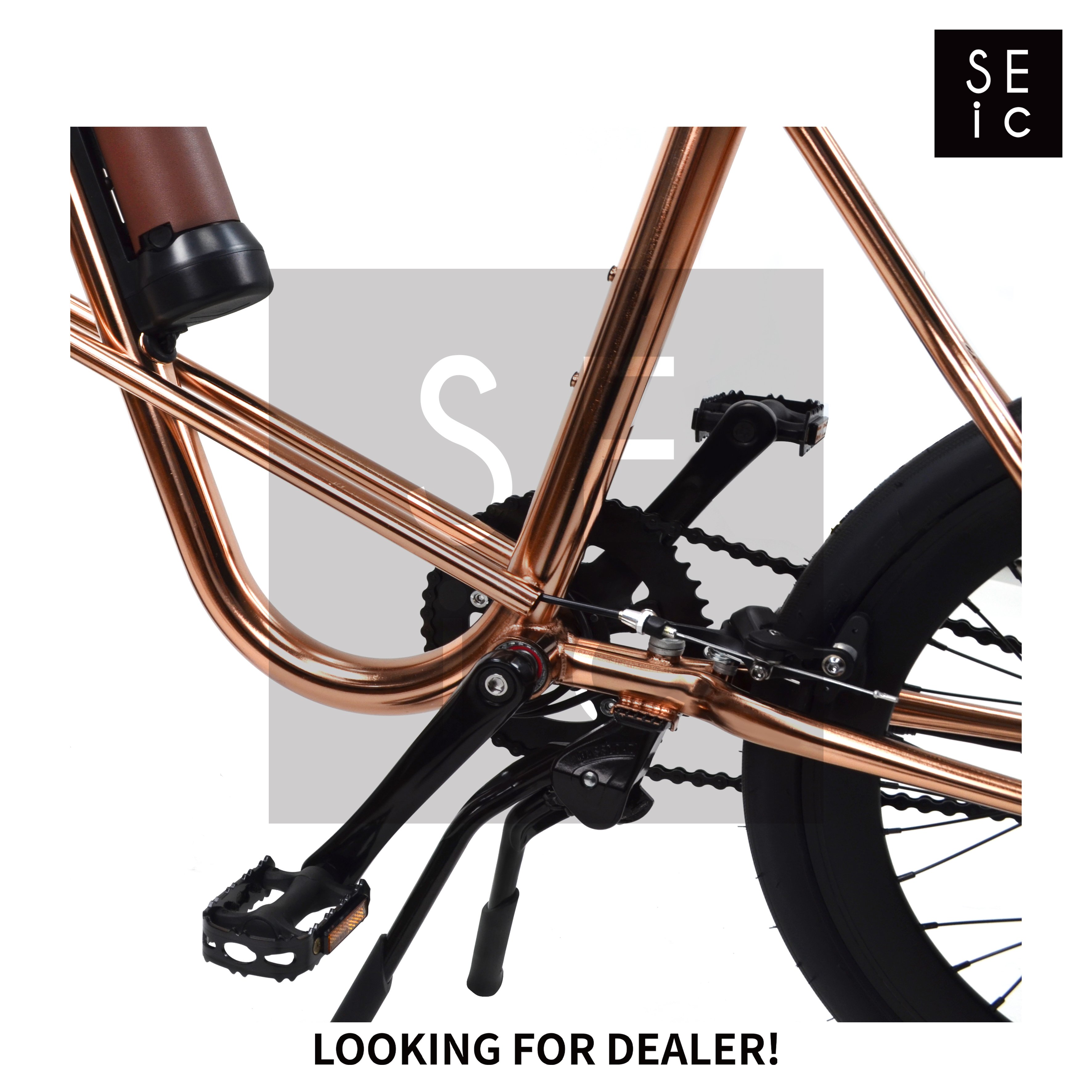 distributor, agent wanted SEic miniu rose gold city daily electric bike e-bike pedelec 20" PAS