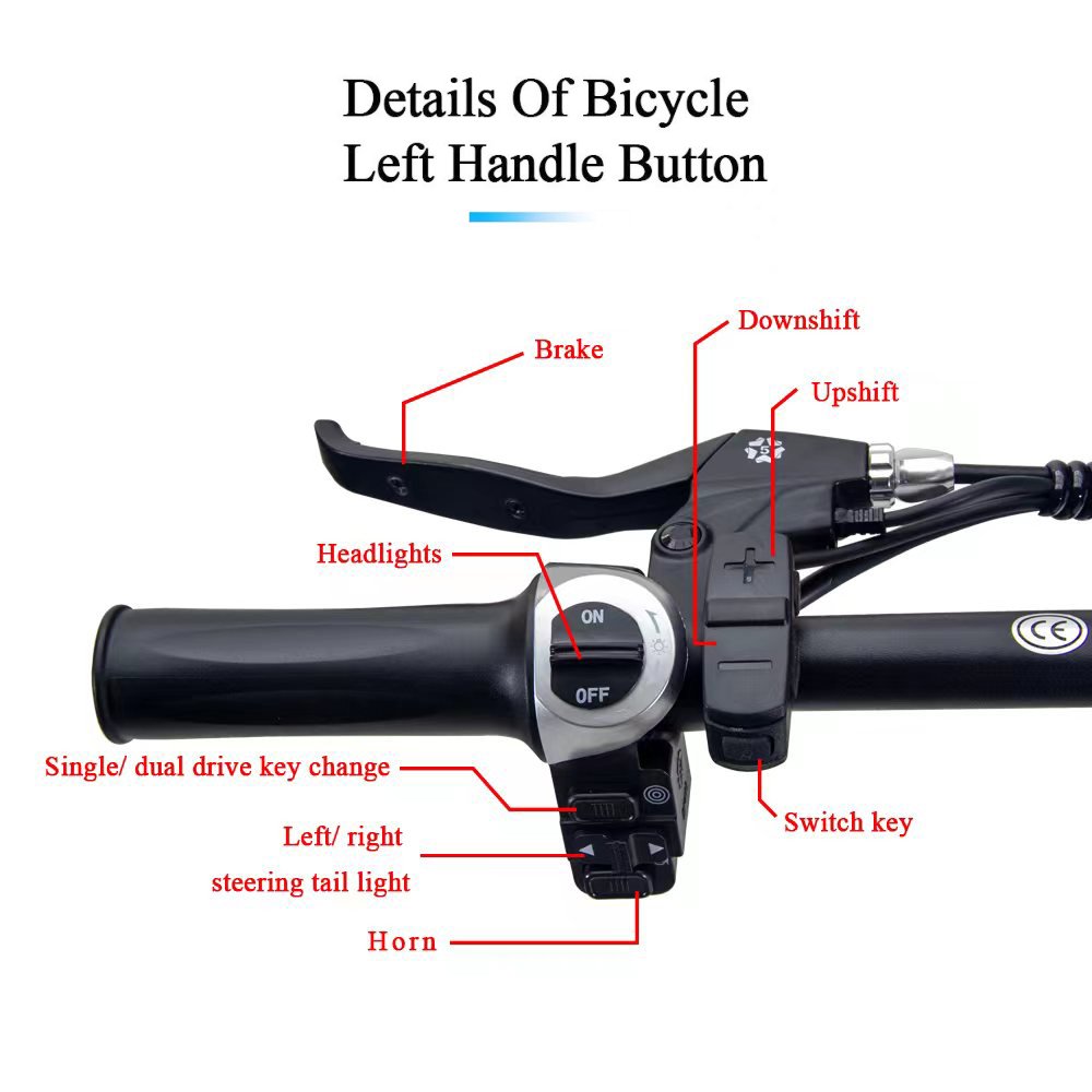 EU warehouse  CMACEWHEEL 20 inch Aluminum Alloy electric city bike 15Ah foldable electric bicycle for Adults