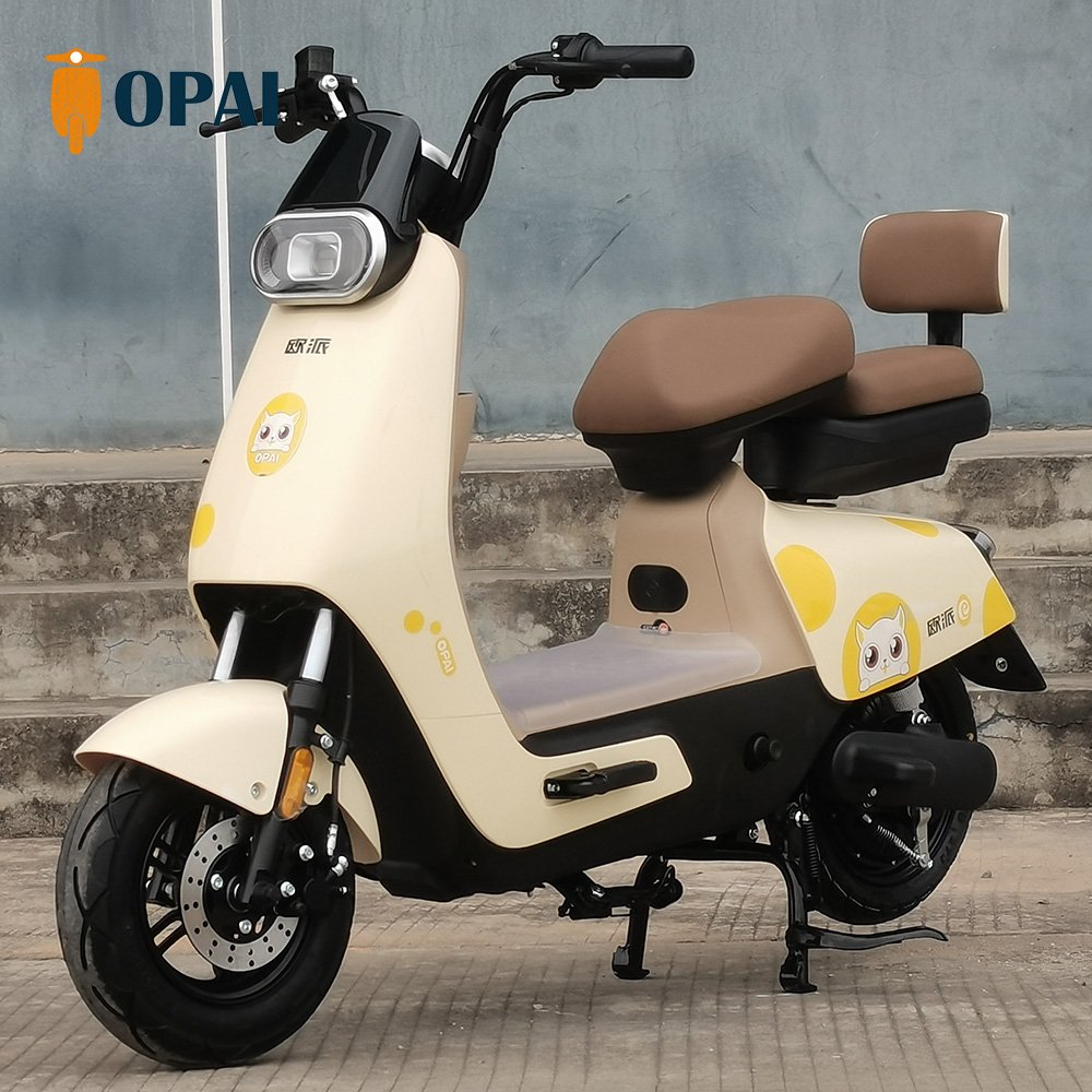 OPAI fast electrical scooter 48v 650w new 10inch mini motorbike motorcycle cheap electric city bike for adult