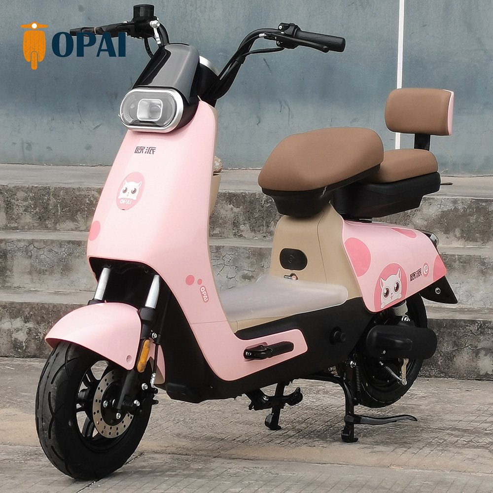 OPAI fast electrical scooter 48v 650w new 10inch mini motorbike motorcycle cheap electric city bike for adult