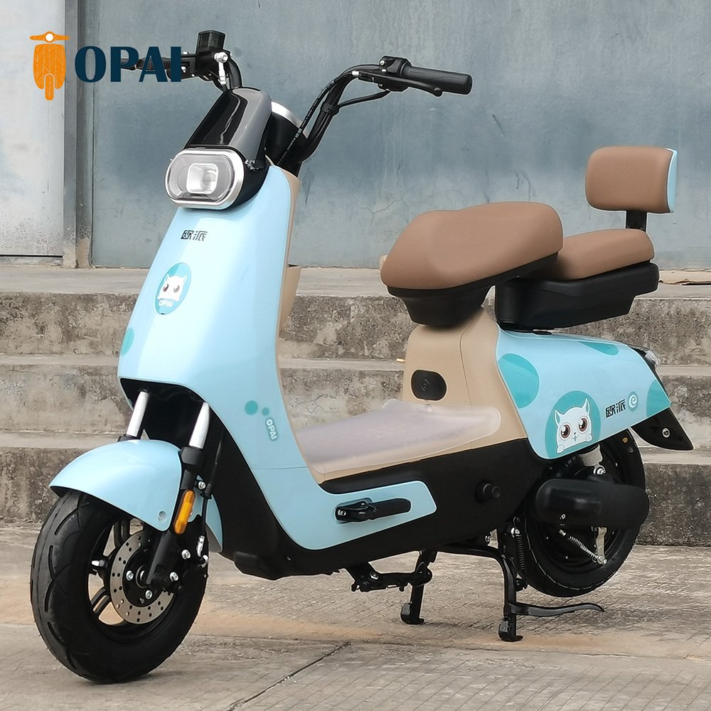 OPAI fast electrical scooter 48v 650w new 10inch mini motorbike motorcycle cheap electric city bike for adult