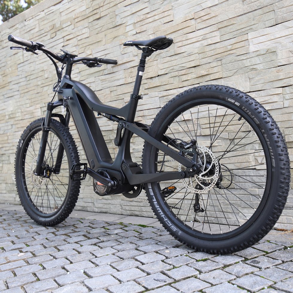 Joyebikes Carbon Fiber MTB Ebike Electric Mountain Bike 1000w 48v 17.5ah Lithium Battery Off Road E-Bike Electric Bicycle
