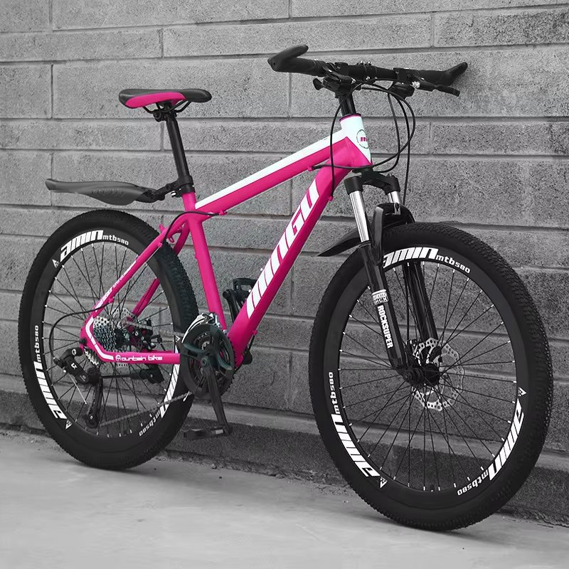 Wholesale 24" 26" 27.5" mtb bicycle 3 tire sizes carbon steel frame mountain bike cycle 21 speed