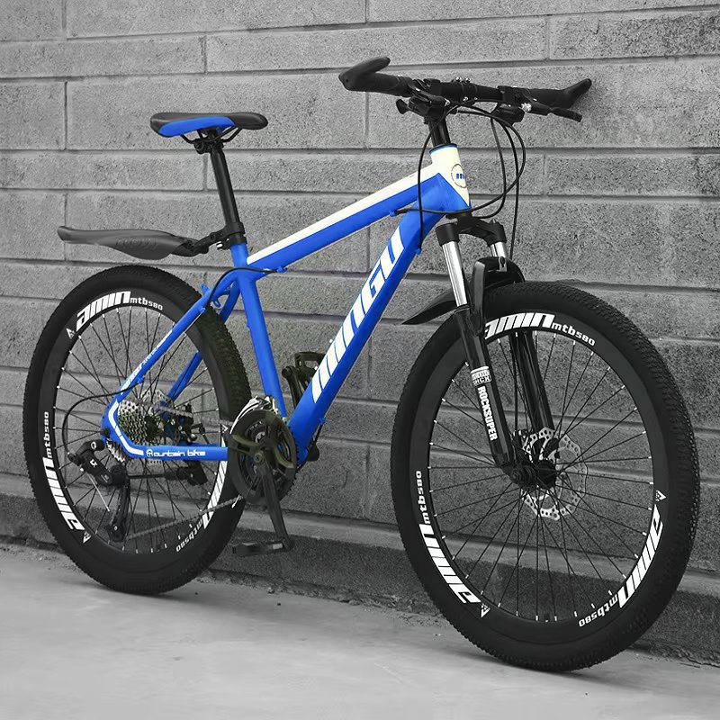Wholesale 24" 26" 27.5" mtb bicycle 3 tire sizes carbon steel frame mountain bike cycle 21 speed