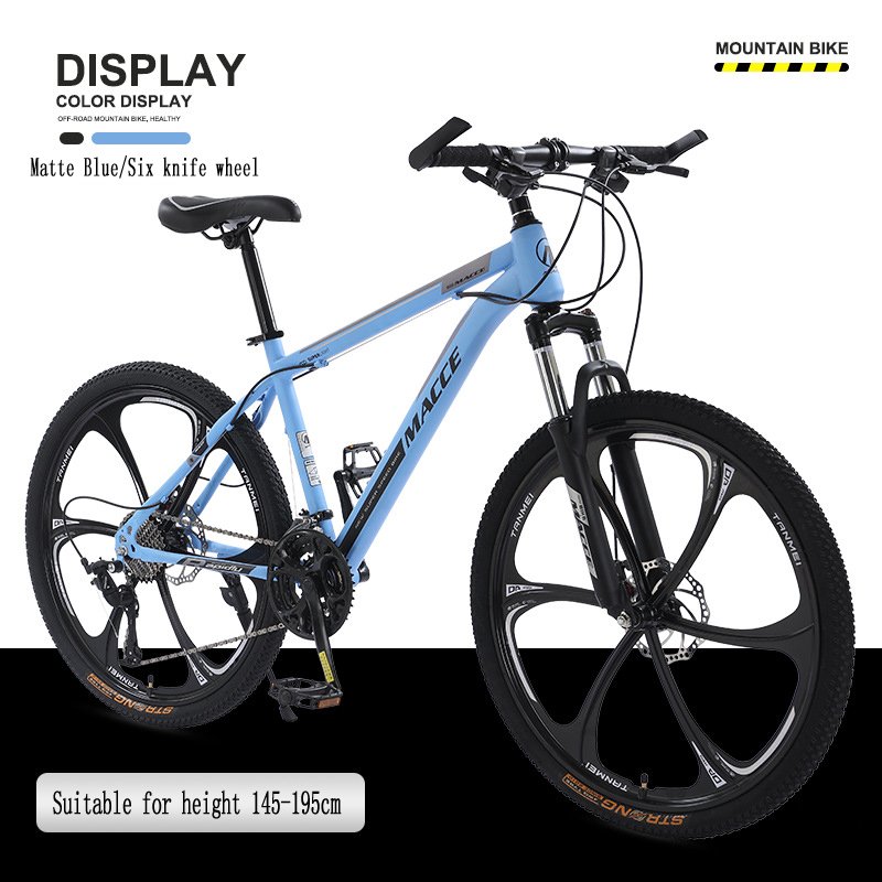 Adult Mountain Bike New 21 Speed 26/24 Inch Chain Tianjin High Carbon Steel Magnesium Alloy 135cm * 19cm * 72cm Rigid Frame 17kg