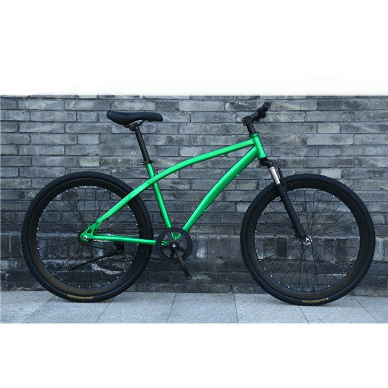 26INCH STEEL FRAME SINGLE SPEED MOUNTAIN BIKE SUSPENSION FORK DISC BRAKE MOUNTAIN BIKE OEM FACTORY CUSTOMIZED LOGO COLOR