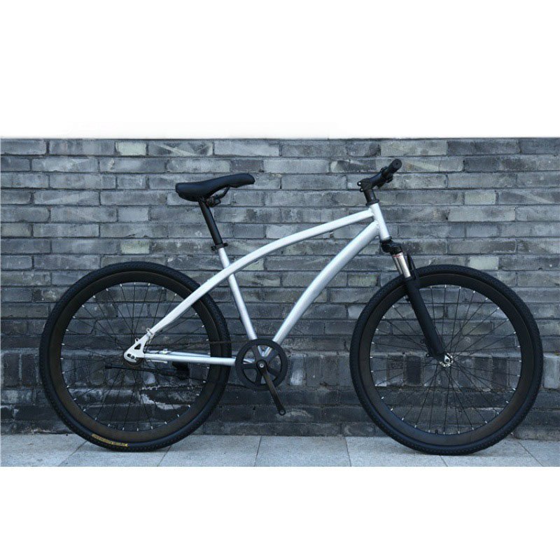 26INCH STEEL FRAME SINGLE SPEED MOUNTAIN BIKE SUSPENSION FORK DISC BRAKE MOUNTAIN BIKE OEM FACTORY CUSTOMIZED LOGO COLOR
