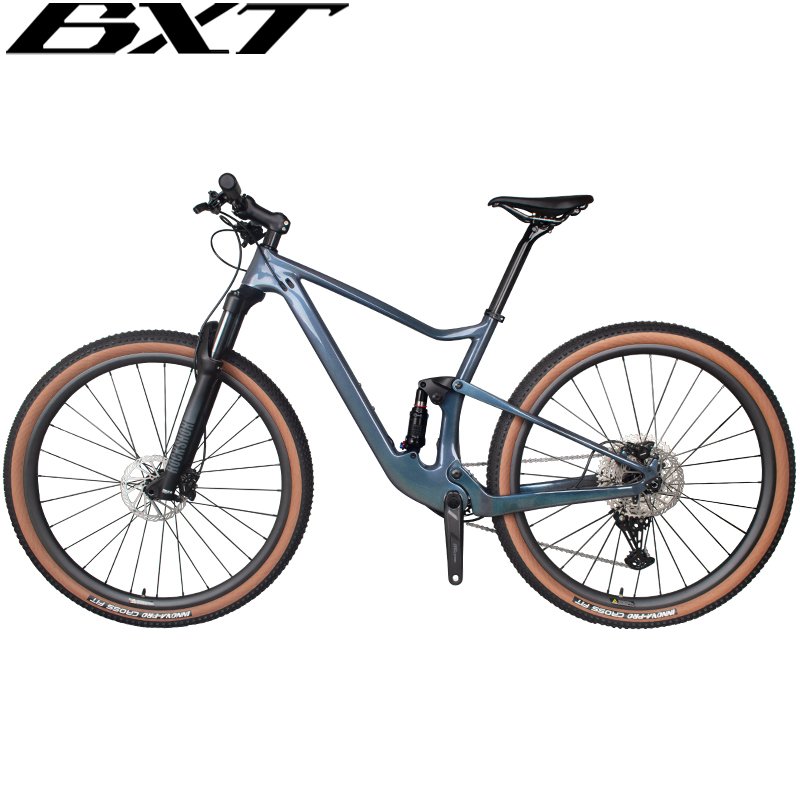 Carbon Fiber Mountain Bike Suspension XC 29er Shimano M5100 11S Rockshox SRAM BOOST Forks Full Suspension Mountain Bike