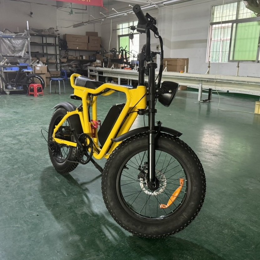 YEASION Cheap Wholesale Fat Tyre E Bike 48v 500w Motor Ebike Frame Full Suspension Electric Mountain Bike Vlo Lectrique 7 Speed