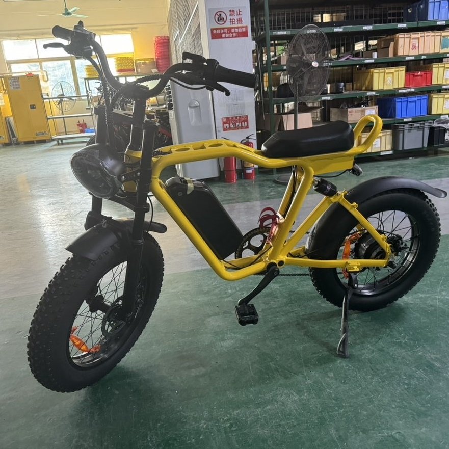 YEASION Cheap Wholesale Fat Tyre E Bike 48v 500w Motor Ebike Frame Full Suspension Electric Mountain Bike Vlo Lectrique 7 Speed