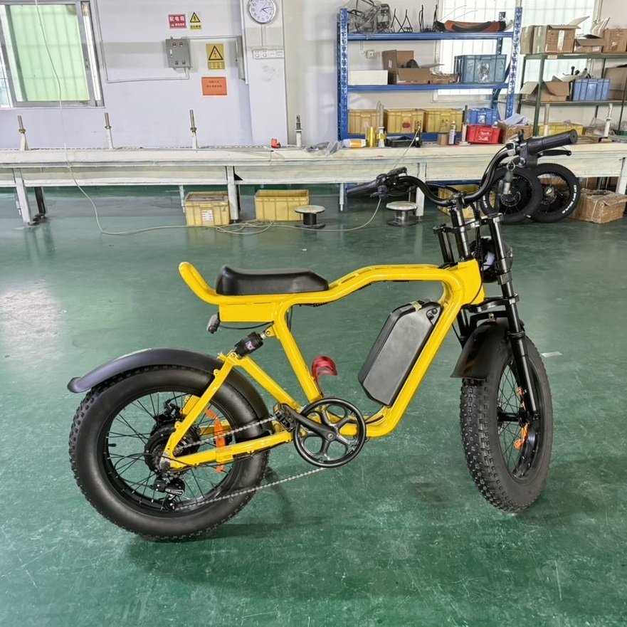 YEASION Cheap Wholesale Fat Tyre E Bike 48v 500w Motor Ebike Frame Full Suspension Electric Mountain Bike Vlo Lectrique 7 Speed
