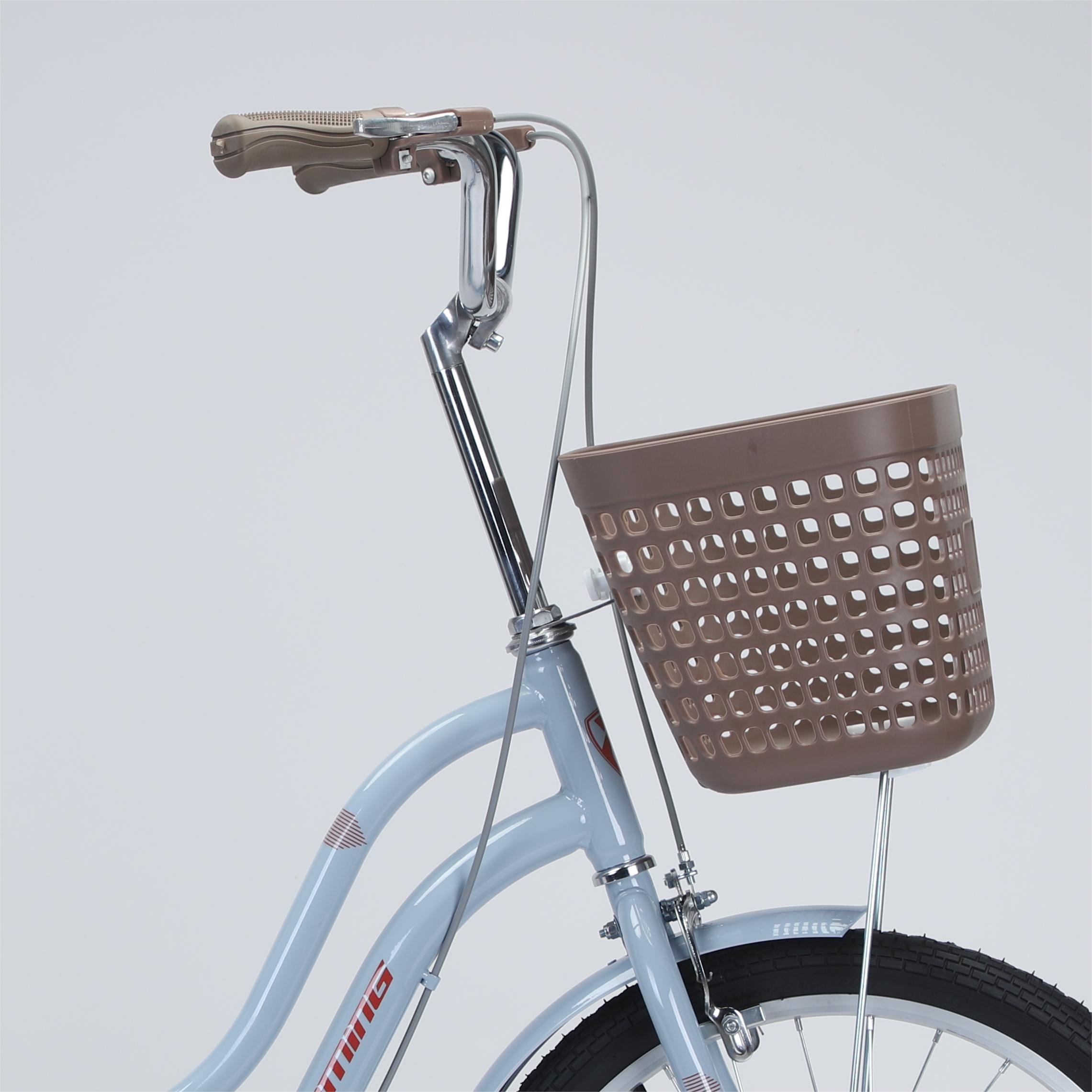 SHUANGWAN Factory Sale 20\" 24\" Mountain Road Bicycle Soft Single Speed Disc Brake Sports Style Steel Fork Ordinary Ladies