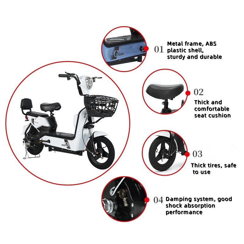 Hot Selling Ebike Electric Bike Electric City Bike Bicycle Control Unit electric Bike With Pet Carrier