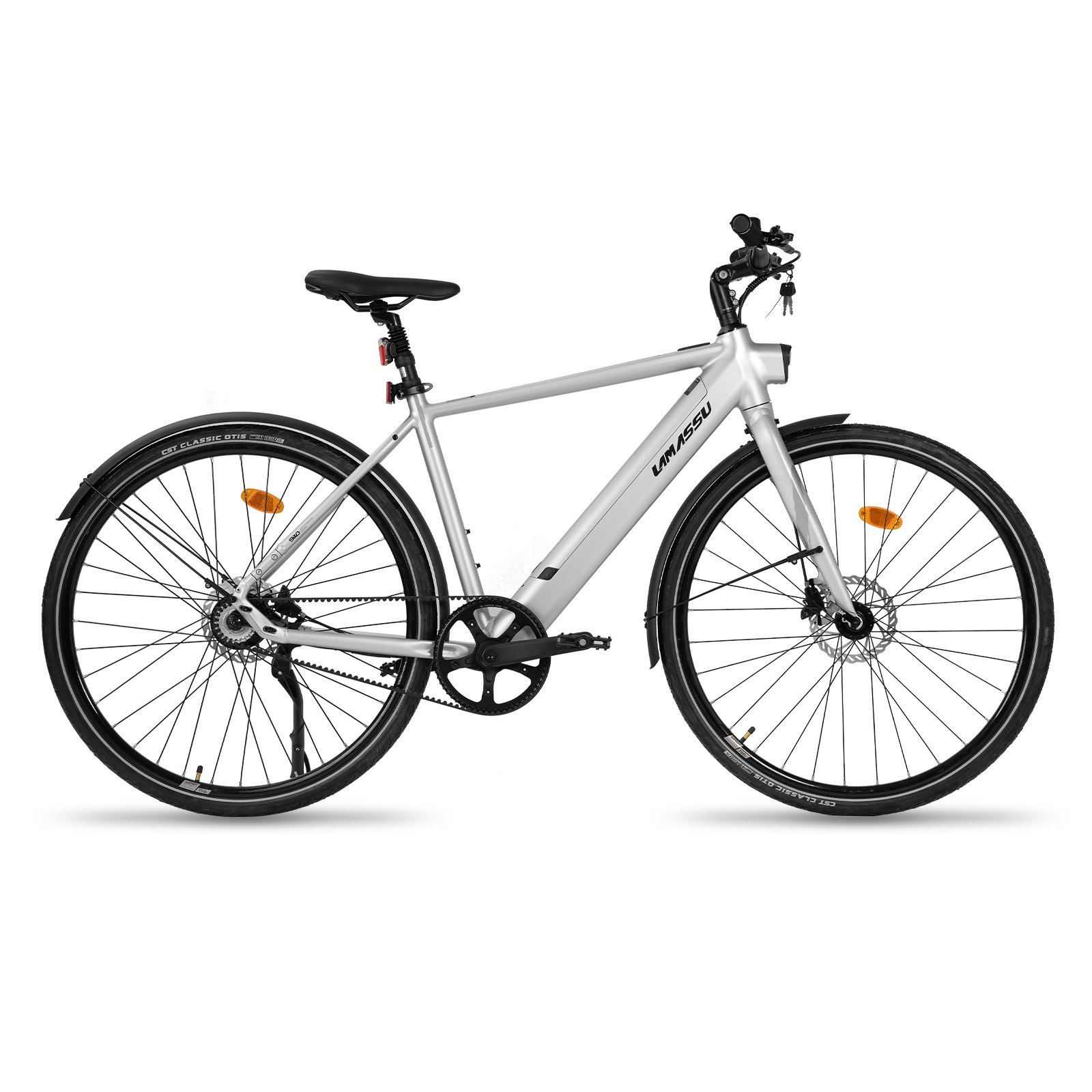JOYKIE Single Speed 250w belt drive electric mtb electric city bike with Hydraulic Disc brake electric mountain bike